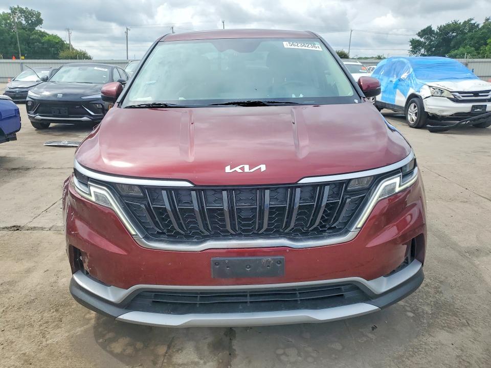 2024 Kia Carnival VIN KNDNB4H36R6335179 COPART salvage auction — FRONT END, Tx - Salvage Vehicle Title, sold $10,200 on 2026-07-13 (photo 5)