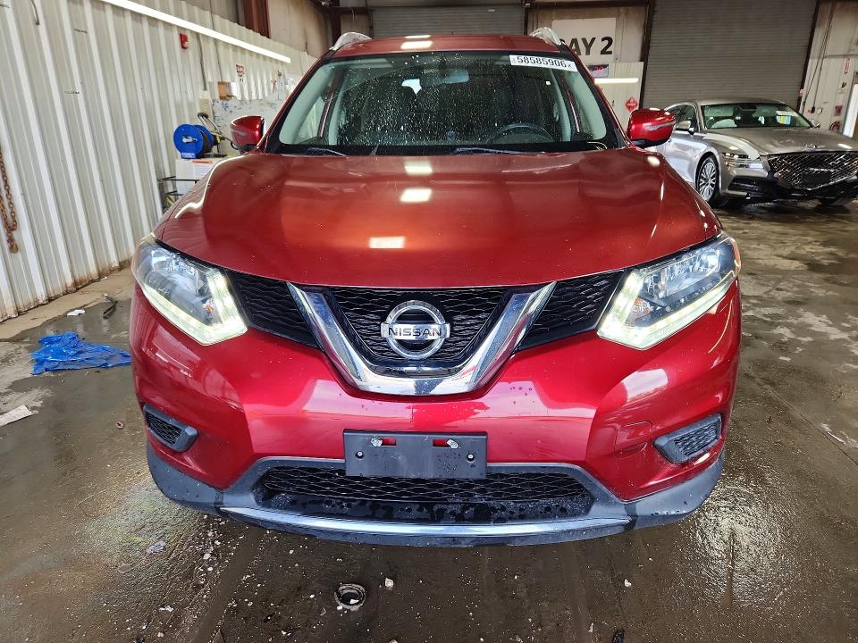 2016 Nissan Rogue VIN JN8AT2MT2GW026882 COPART salvage auction — REAR END, IL - SALVAGE CERTIFICATE, sold $1,600 on 2026-07-30 (photo 5)