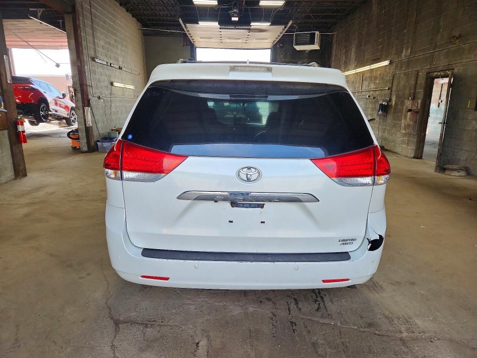 2011 Toyota Sienna VIN 5TDDK3DC7BS011837 COPART salvage auction — FRONT END, NY - MV-907A SALVAGE CERTIFICATE, sold $2,150 on 2026-07-13 (photo 6)