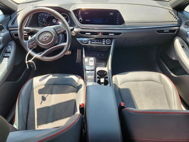 2022 Hyundai Sonata VIN 5NPEJ4J26NH148707 COPART salvage auction — REAR END, Tx - Salvage Vehicle Title, sold $7,800 on 2026-07-10 (photo 8)