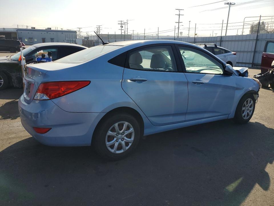 2014 Hyundai VIN KMHCT4AE5EU640285 COPART salvage auction — FRONT END, Ca - Salvage Certificate, sold $275 on 2026-07-13 (photo 3)