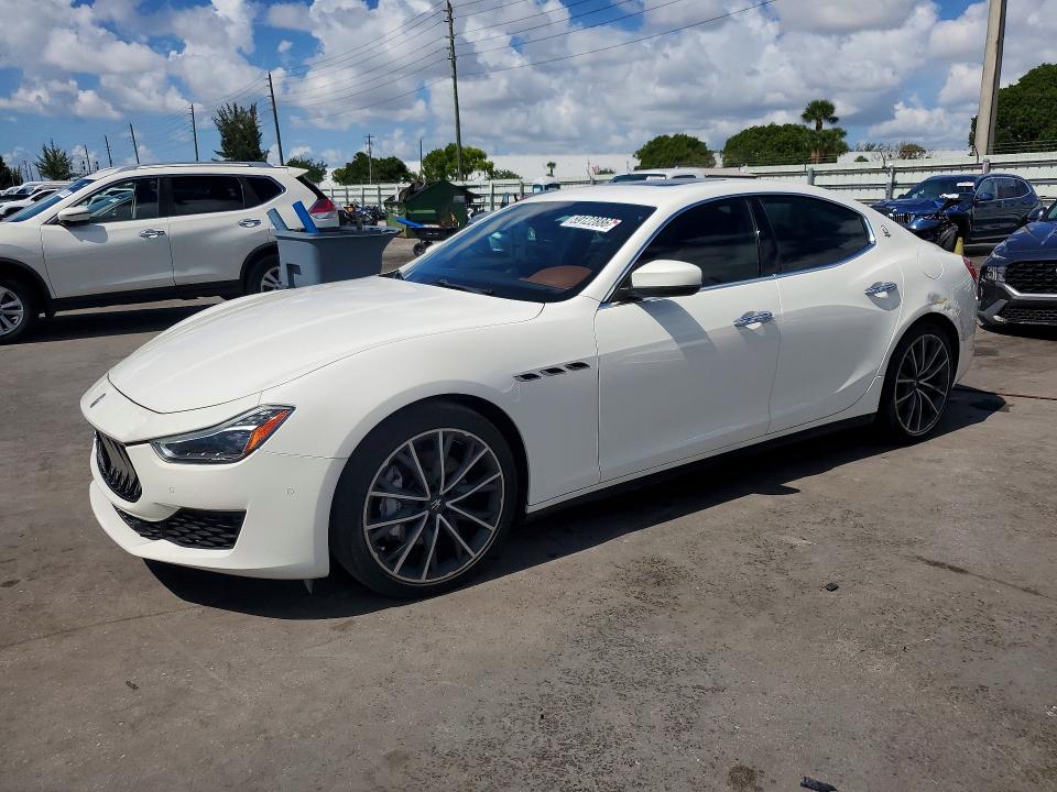 2019 Maserati Ghibli VIN ZAM57XSA9K1314836 COPART salvage auction — REAR END, Fl - Cert Of Title Slvg Rebuildable, sold $2,500 on 2026-08-17 (photo 1)