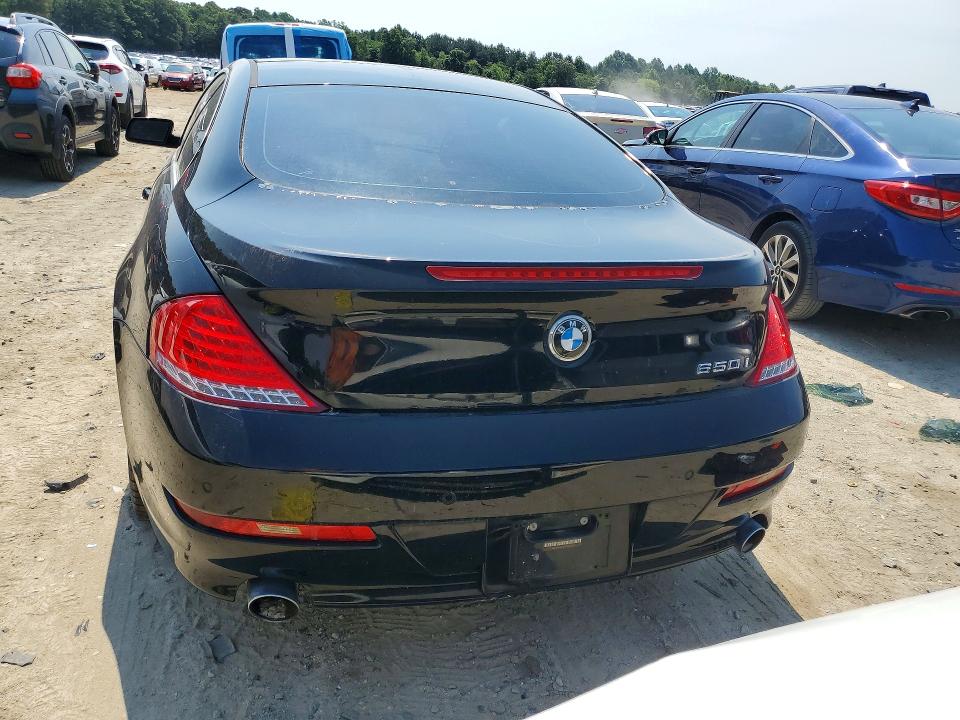 2008 BMW 6 series VIN WBAEA53598CV90620 COPART salvage auction — VANDALISM, De - Salvage Certificate, sold $425 on 2026-07-28 (photo 6)