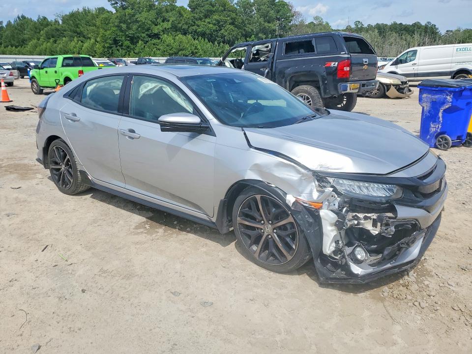 2021 Honda Civic VIN SHHFK7H99MU206617 COPART salvage auction — FRONT END, Sc - Cert Of Title-Salvage, sold $8,100 on 2026-07-15 (photo 4)