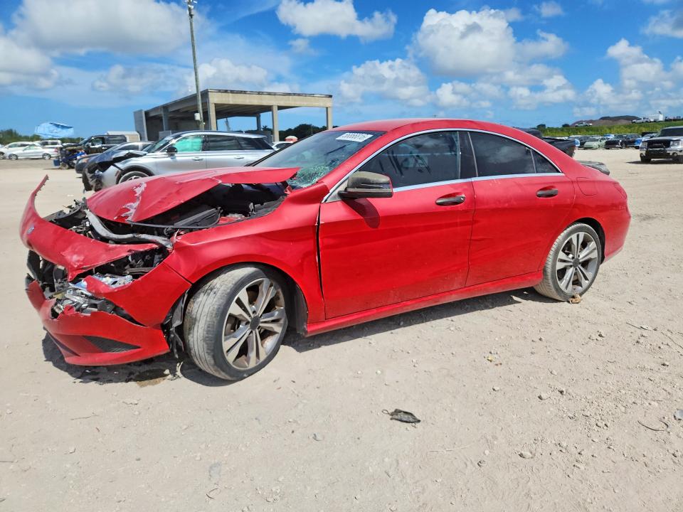 2014 Mercedes-benz Cla-klasse VIN WDDSJ4EB9EN156996 COPART salvage auction — FRONT END, FL - CERT OF TITLE SLVG REBUILDABLE, sold $700 on 2026-07-02 (photo 1)
