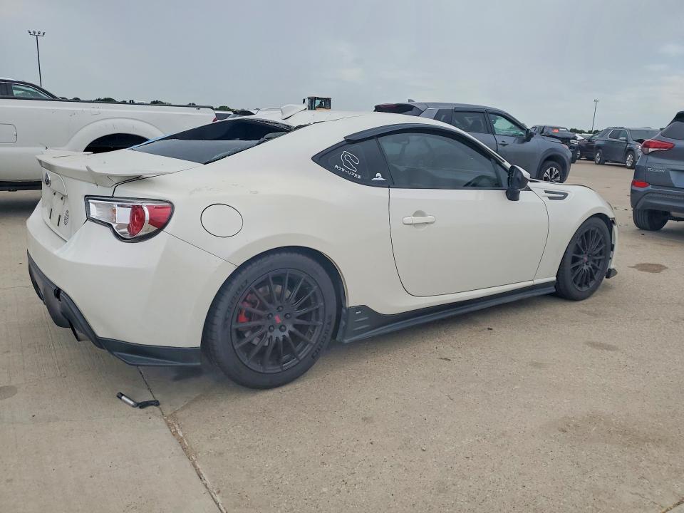 2015 Subaru Brz VIN JF1ZCAC10F9601217 COPART salvage auction — ROOF, Tx - Salvage Vehicle Title, sold $1,150 on 2026-07-30 (photo 3)