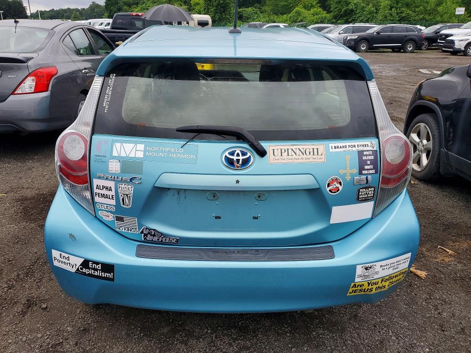 2013 Toyota Prius c VIN JTDKDTB32D1043986 COPART salvage auction — UNDERCARRIAGE, Ma - Certificate Of Title, sold $1,900 on 2026-07-03 (photo 6)