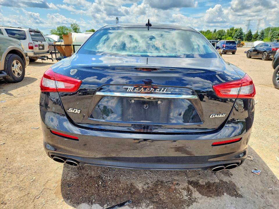2018 Maserati Ghibli VIN ZAM57YTL0J1293296 COPART salvage auction — FRONT END, Il - Salvage Certificate, sold $3,950 on 2026-08-14 (photo 6)