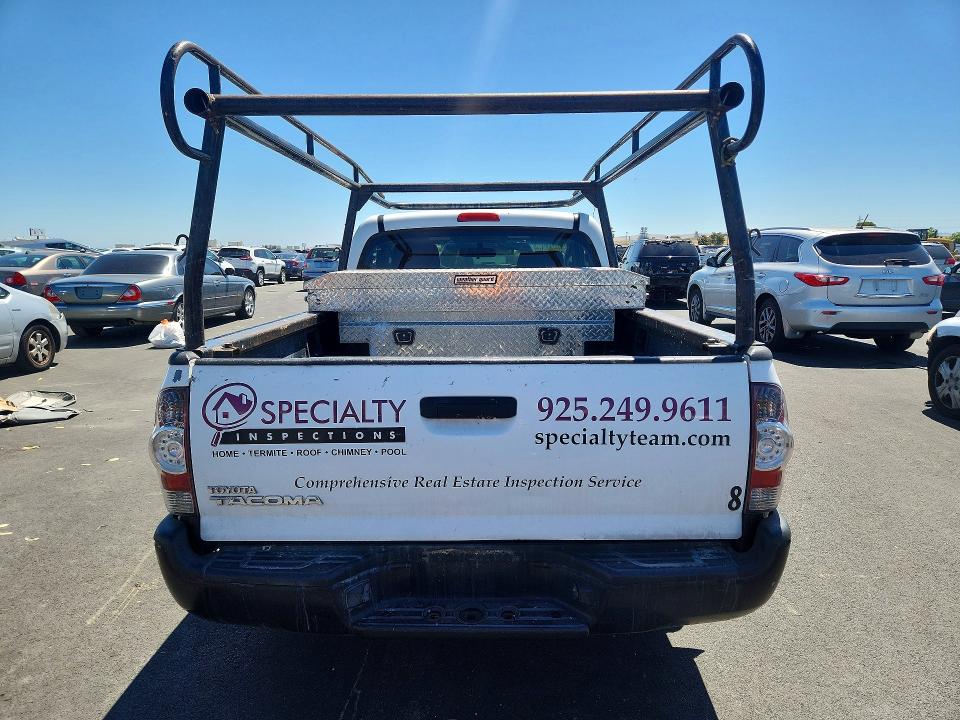 2009 Toyota Tacoma VIN 5TENX22N39Z593162 COPART salvage auction — MECHANICAL, CA - DLR/DIS/EXP ONLY SALVAGE TITLE, sold $2,600 on 2026-07-20 (photo 6)