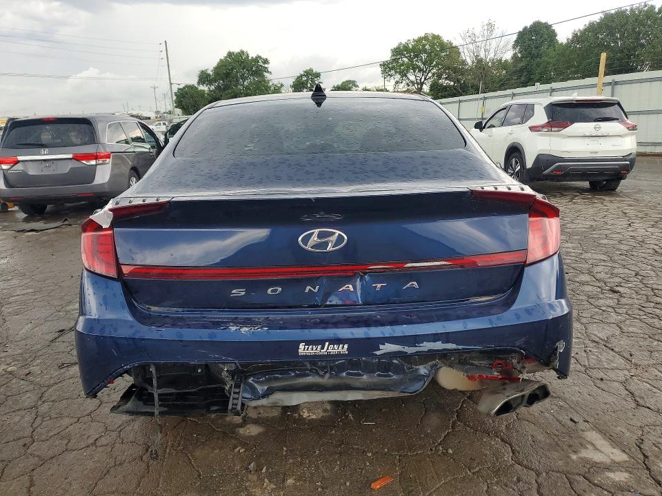 2020 Hyundai Sonata VIN 5NPEL4JA7LH051112 COPART salvage auction — REAR END, TN - SALVAGE CERTIFICATE, sold $3,850 on 2026-07-27 (photo 6)