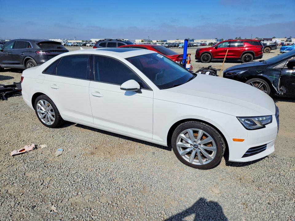 2017 Audi A4 VIN WAUGNAF42HN004966 COPART salvage auction — MINOR DENT/SCRATCHES, CA - SALVAGE CERTIFICATE, sold $125 on 2026-07-24 (photo 4)