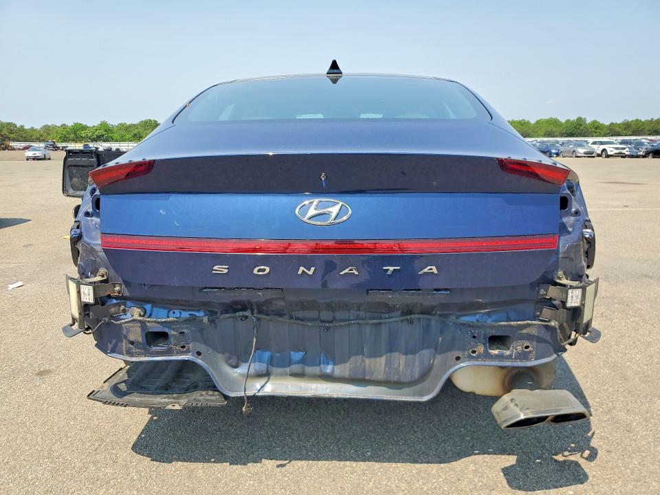 2022 Hyundai Sonata VIN 5NPEF4JA4NH135379 COPART salvage auction — REAR END, NY - MV-907A SALVAGE CERTIFICATE, sold $80 on 2026-07-27 (photo 6)