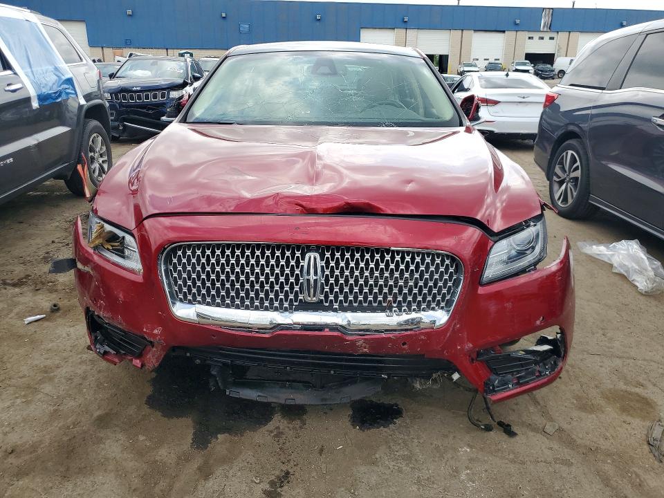 2017 Lincoln Continental VIN 1LN6L9TK3H5617504 COPART salvage auction — FRONT END, Mi - Certificate Of Title, sold $2,100 on 2026-07-31 (photo 5)