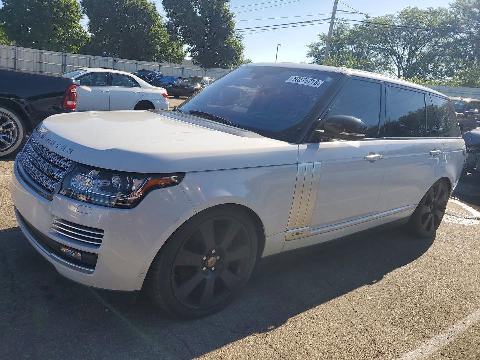 2016 Land rover RANGE ROVER VIN SALGV3EF1GA300898 COPART salvage auction — MINOR DENT/SCRATCHES, Oh - Certificate Of Title (P), sold $10,700 on 2026-07-24 (photo 1)