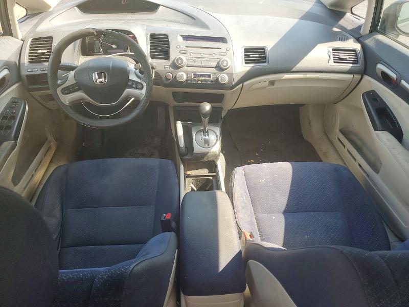 2008 Honda Civic hybrid VIN JHMFA36228S017611 COPART salvage auction — FRONT END, Sc - Certificate Of Title, sold $275 on 2026-07-10 (photo 8)