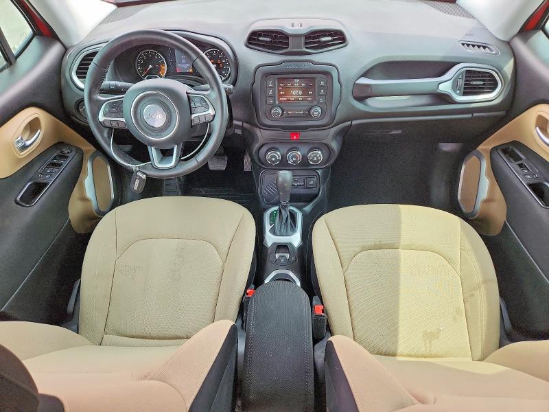 2017 Jeep Renegade VIN ZACCJABB9HPF02722 COPART salvage auction — FRONT END, Il - Salvage Certificate, sold $800 on 2026-08-03 (photo 8)