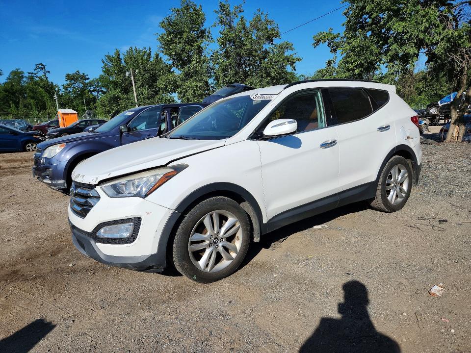 2013 Hyundai Santa fe VIN 5XYZUDLA9DG114425 COPART salvage auction — FRONT END, Md - Cert Of Salvage > 75% Damage, sold $1,700 on 2026-07-02 (photo 1)
