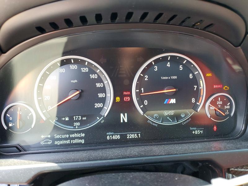 2017 BMW X6 VIN 5YMKW8C5XH0R43934 COPART salvage auction — SIDE, Mi - Cert Of Title-Flood Reblt Salv, sold $11,600 on 2026-07-07 (photo 9)