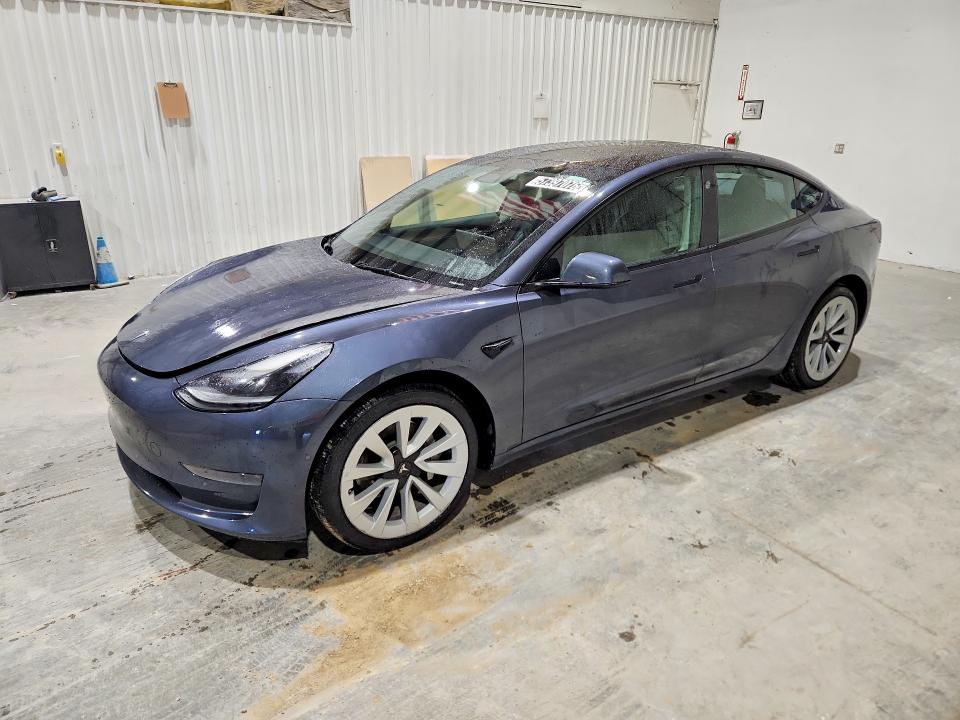 2022 Tesla Model 3 VIN 5YJ3E1EA9NF368563 COPART salvage auction — ALL OVER, Fl - Certificate Of Title, sold $8,600 on 2026-07-06 (photo 1)