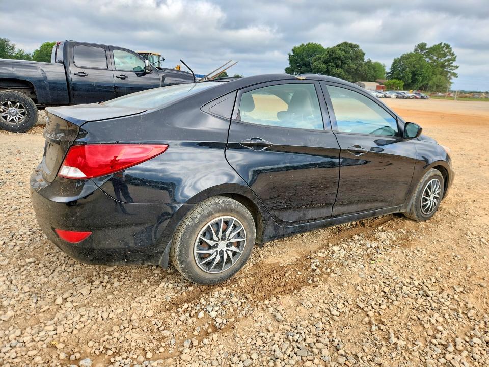 2017 Hyundai Accent VIN KMHCT4AEXHU341265 COPART salvage auction — ROOF, Al - Cert Of Title-Salvage Title, sold $425 on 2026-07-15 (photo 3)
