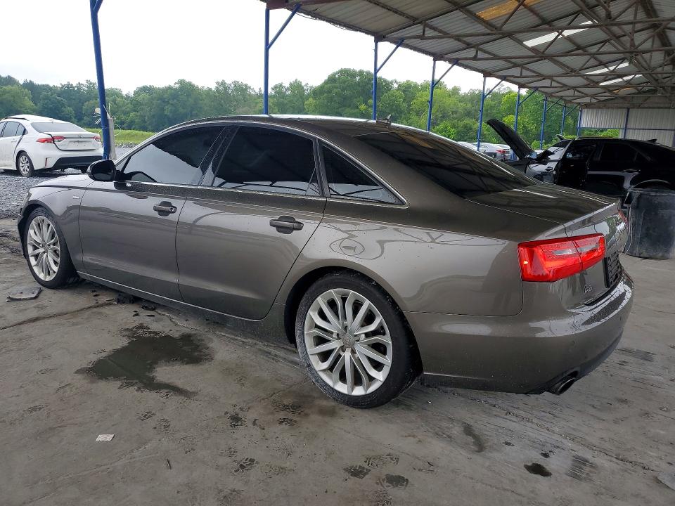 2012 Audi A6 VIN WAUGGAFC9CN127402 COPART salvage auction — REAR END, Ga - Cert Of Title-Salvage, sold $1,550 on 2026-07-30 (photo 2)