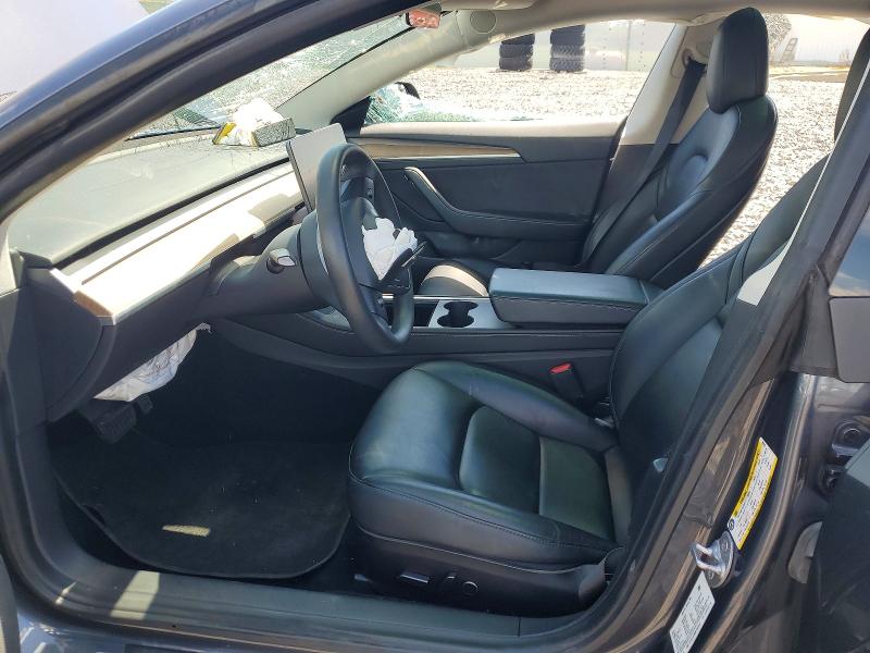 2021 Tesla Model 3 VIN 5YJ3E1EB0MF983543 COPART salvage auction — SIDE, In - Cert Of Title-Salvage Title, sold $4,600 on 2026-07-28 (photo 7)