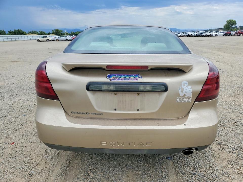2005 Pontiac Grand prix VIN 2G2WP522151203366 COPART salvage auction — FRONT END, Ca - Salvage Certificate, sold $50 on 2026-07-31 (photo 6)