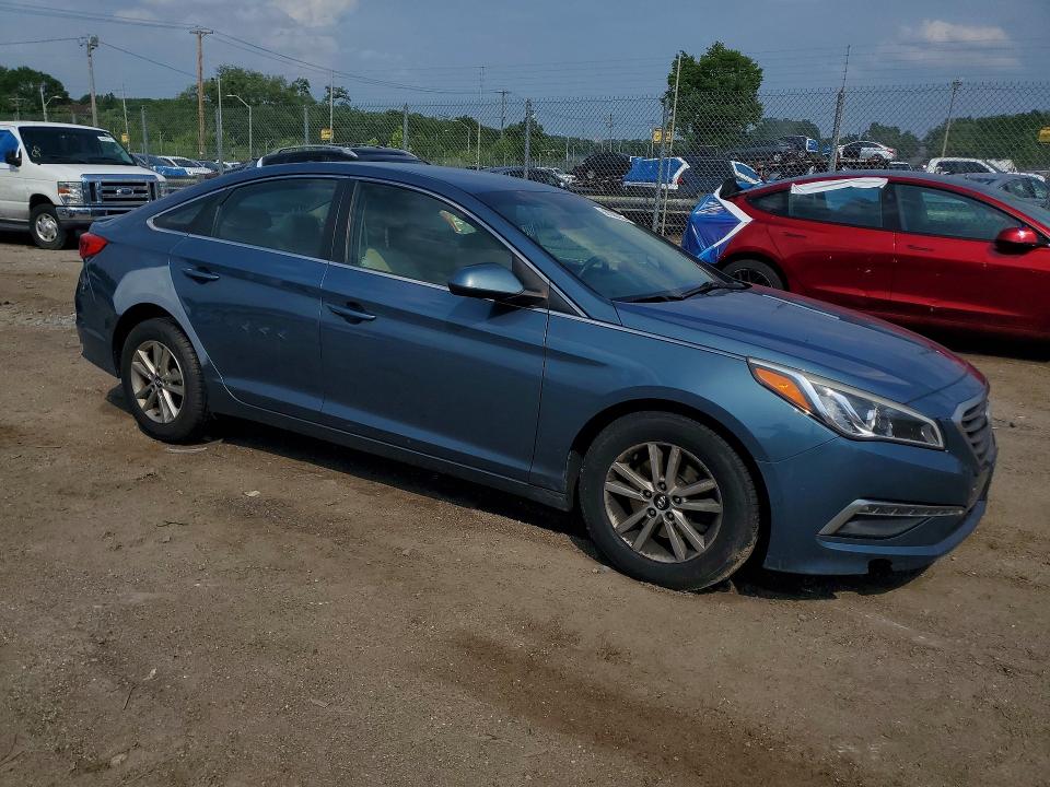 2015 Hyundai Sonata VIN 5NPE24AF7FH144442 COPART salvage auction — SIDE, Md - Certificate Of Title, sold $500 on 2026-07-02 (photo 4)