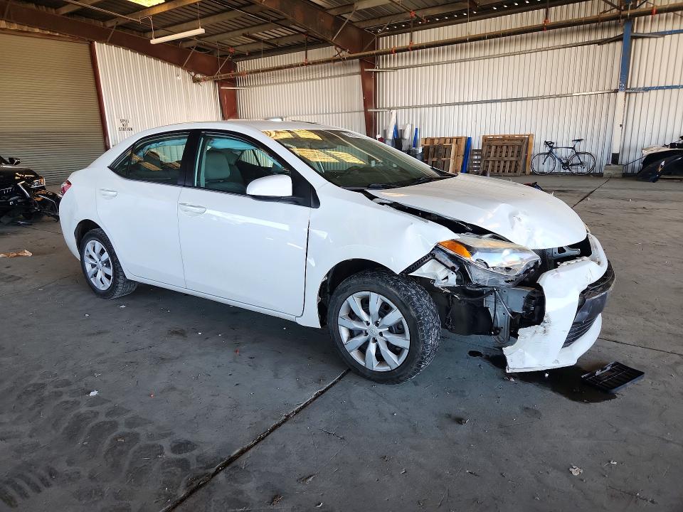 2015 Toyota Corolla VIN 5YFBURHE2FP327824 COPART salvage auction — FRONT END, CA - SALVAGE CERTIFICATE, sold $1,400 on 2026-07-23 (photo 4)