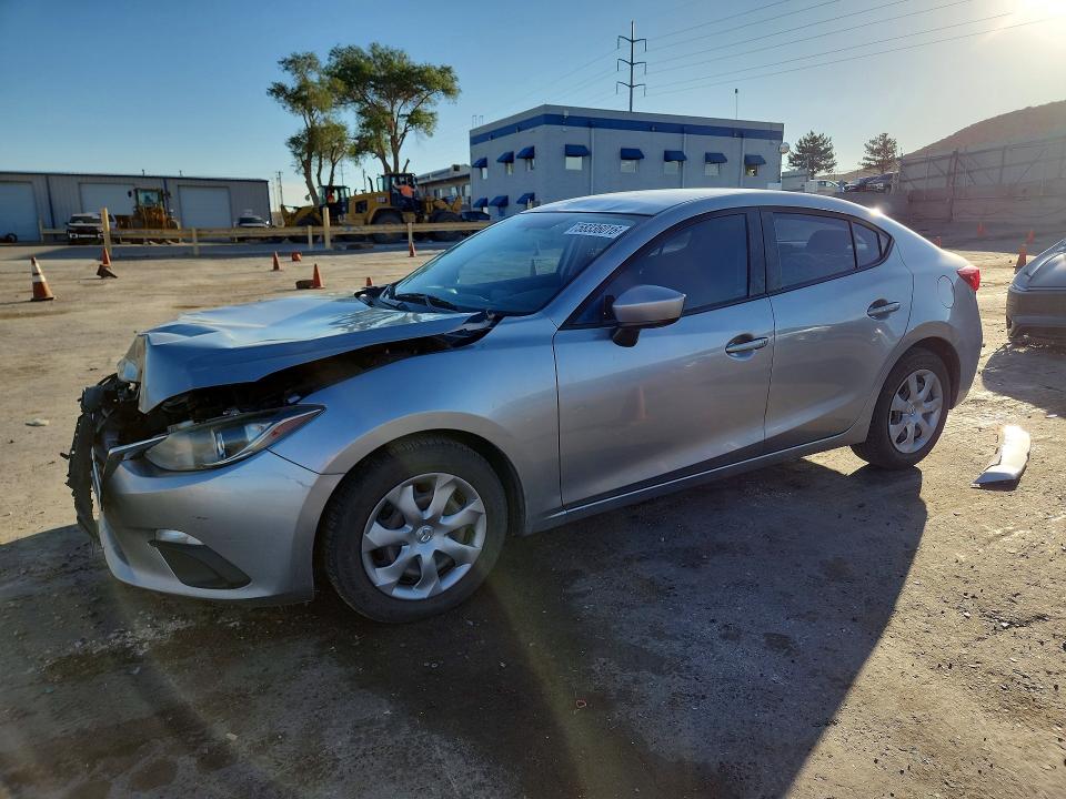 2014 Mazda 3 VIN JM1BM1U74E1127376 COPART salvage auction — FRONT END, Nm - Cert Of Title-Salvage, sold $900 on 2026-07-09 (photo 1)