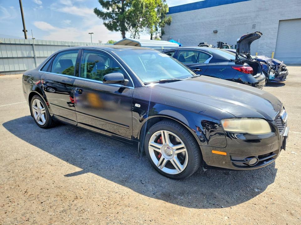 2007 Audi A4 VIN WAUAF78E47A016697 COPART salvage auction — SIDE, Ca - Salvage Certificate, sold $525 on 2026-07-21 (photo 4)