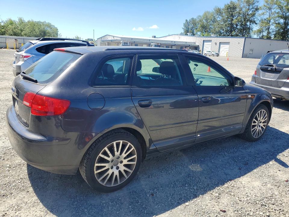 2008 Audi A3 VIN WAUNF78PX8A130255 COPART salvage auction — SIDE, WA - BILL OF SALE, sold $350 on 2026-07-27 (photo 3)