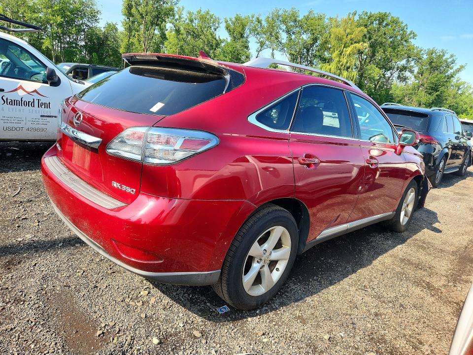 2010 Lexus Rx 350 VIN 2T2BK1BAXAC069263 COPART salvage auction — FRONT END, Ct - Cert Of Title-Salvage, sold $4,000 on 2026-07-02 (photo 3)