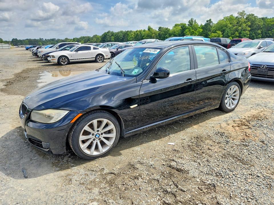 2011 BMW 3 series VIN WBAPH7C59BE461627 COPART salvage auction — WATER/FLOOD, LA - CERT OF TITLE-SALVAGE FLOOD, sold $325 on 2026-07-09 (photo 1)