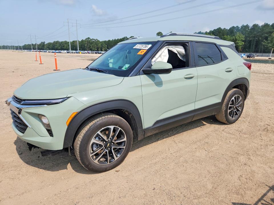 2025 Chevrolet Trailblazer VIN KL79MPSL5SB095350 COPART salvage auction — FRONT END, La - Cert Of Title-Salvage, sold $4,600 on 2026-07-17 (photo 1)