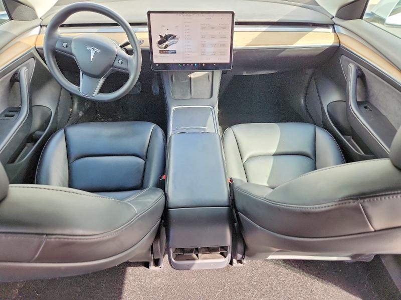 2022 Tesla Model 3 VIN 5YJ3E1EB1NF152439 COPART salvage auction — FRONT END, TX - SALVAGE VEHICLE TITLE, sold $11,300 on 2026-07-06 (photo 8)