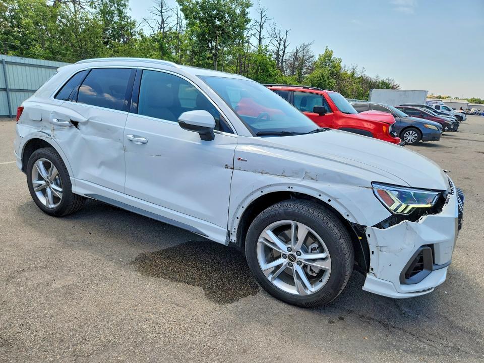 2024 Audi Q3 VIN WA1EECF39R1077090 COPART salvage auction — SIDE, Ny - Mv-907A Salvage Certificate, sold $5,200 on 2026-07-28 (photo 4)