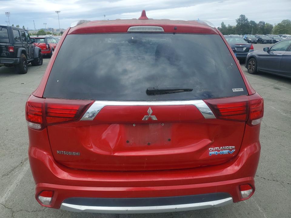 2018 Mitsubishi Outlander VIN JA4J24A54JZ071077 COPART salvage auction — VANDALISM, Ca - Salvage Certificate, sold $100 on 2026-07-24 (photo 6)