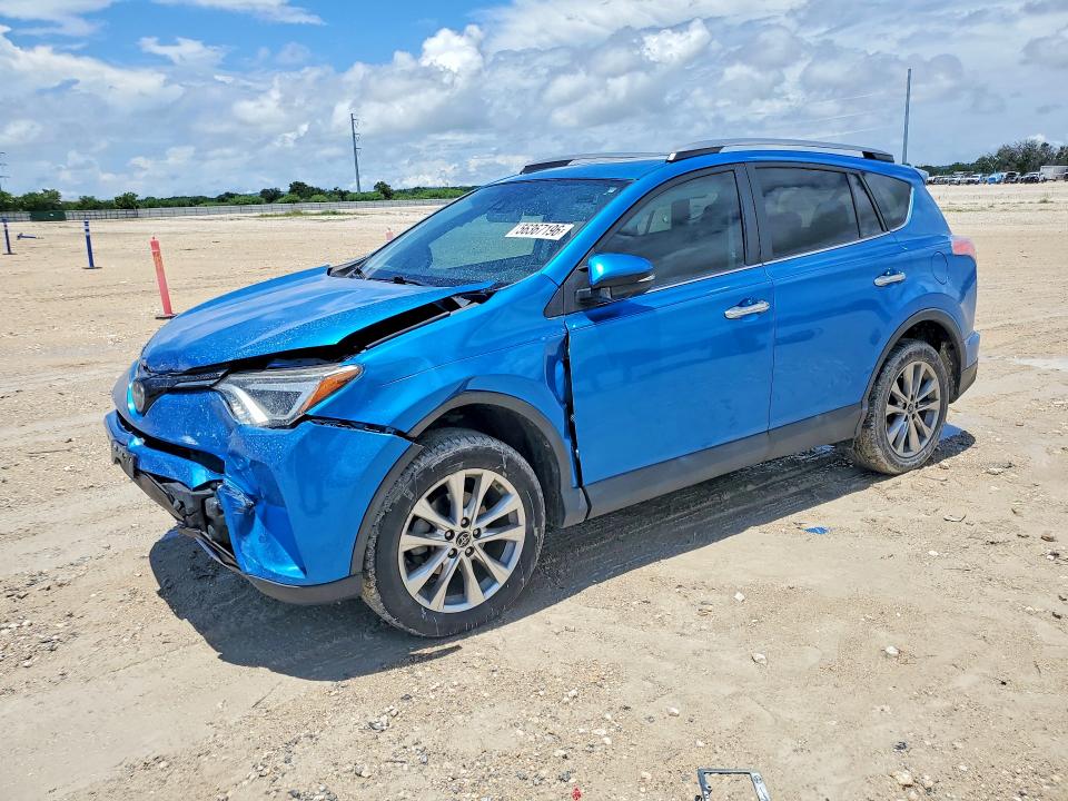 2018 Toyota Rav 4 VIN 2T3YFREV0JW498384 COPART salvage auction — FRONT END, Tx - Nonrepairable Title, sold $5,500 on 2026-07-02 (photo 1)