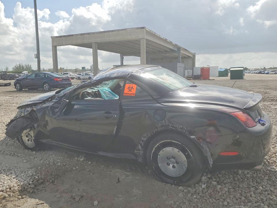 2002 Lexus Sc VIN JTHFN48Y220013895 COPART salvage auction — ROLLOVER, Fl - Cert Of Title Slvg Rebuildable, sold $675 on 2026-07-16 (photo 2)