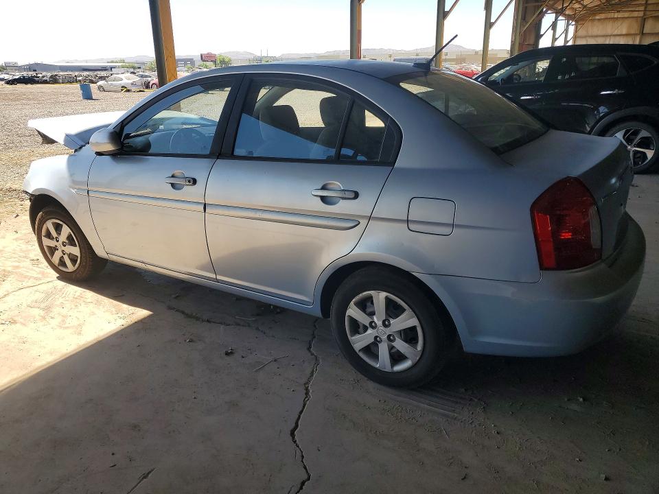 2011 Hyundai Accent VIN KMHCN4AC5BU621031 COPART salvage auction — FRONT END, Az - Certificate Of Title, sold $475 on 2026-07-29 (photo 2)