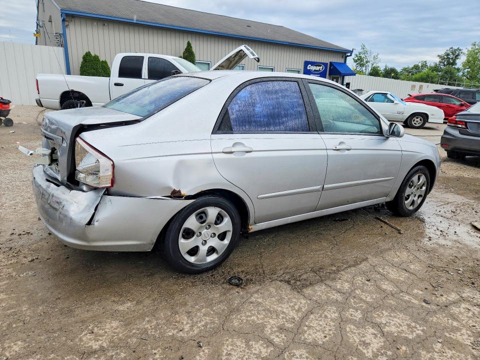 2007 Kia Spectra VIN KNAFE121075386288 COPART salvage auction — REAR END, KY - BILL OF SALE/PART ONLY/NO TITL, sold $275 on 2026-07-23 (photo 3)