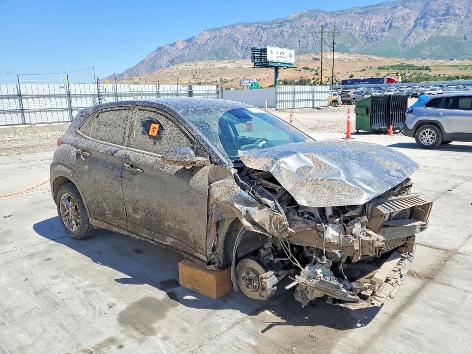2019 Hyundai Kona VIN KM8K1CAA2KU195153 COPART salvage auction — FRONT END, Ut - Salvage Certificate, sold $150 on 2026-07-27 (photo 4)