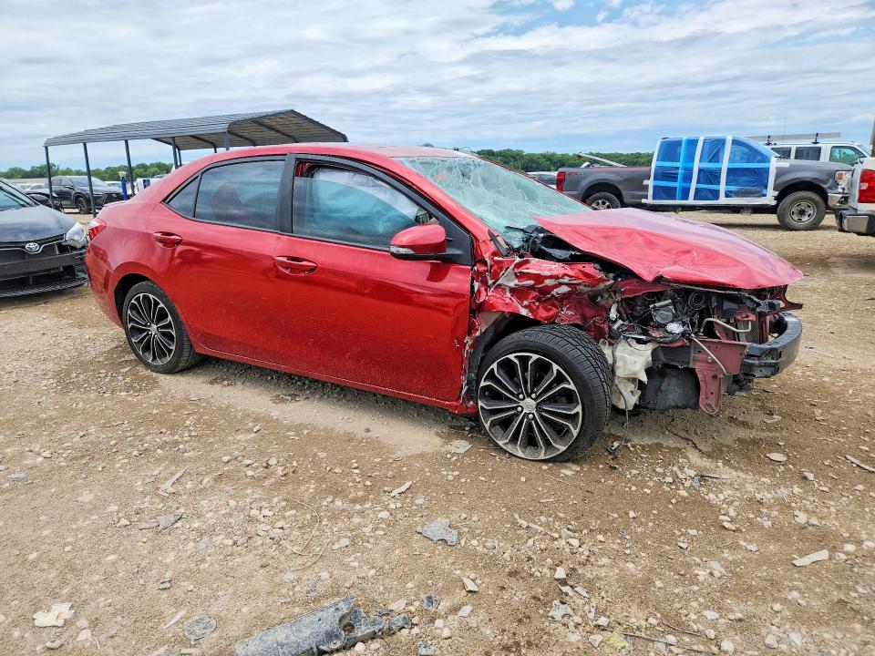2014 Toyota Corolla VIN 5YFBURHE1EP045107 COPART salvage auction — FRONT END, Ks - Cert Of Title-Salvage, sold $1,100 on 2026-07-14 (photo 4)