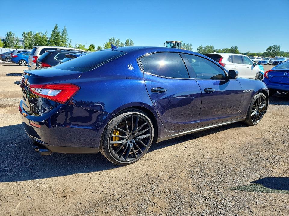 2016 Maserati Ghibli VIN ZAM57RTA2G1187980 COPART salvage auction — MECHANICAL, ON - PERMIT NO BRAND - UNFIT, sold $3,400 on 2026-07-16 (photo 3)