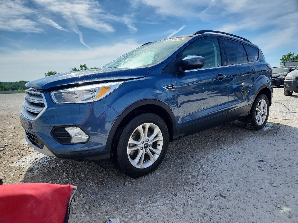 2018 Ford Escape VIN 1FMCU9GD9JUA95727 COPART salvage auction — SIDE, Mi - Certificate Of Title, sold $3,050 on 2026-07-02 (photo 1)