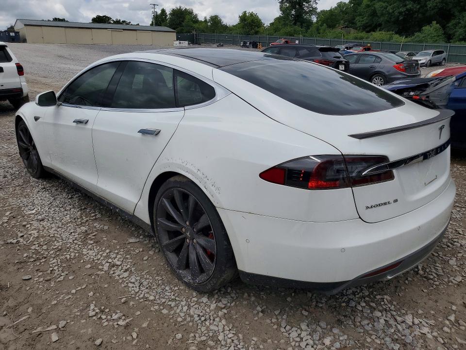2014 Tesla Model s VIN 5YJSA1H16EFP57440 COPART salvage auction — FRONT END, Tn - Salvage Certificate, sold $7,600 on 2026-07-14 (photo 2)