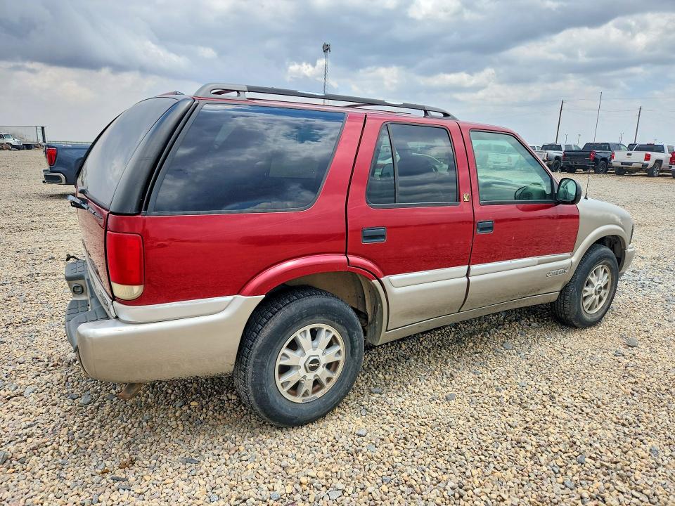 1998 Gmc Jimmy VIN 1GKDT13W4W2519861 COPART salvage auction — REAR END, Tx - Salvage Vehicle Title, sold $200 on 2026-07-28 (photo 3)
