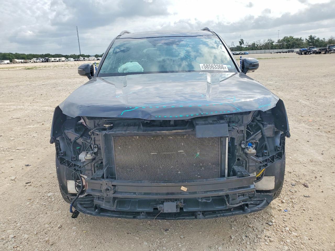 2024 Kia Telluride VIN 5XYP5DGC7RG481170 COPART salvage auction — Front End, TX - SALVAGE VEHICLE TITLE (P), sold $8,600 on 2026-07-09 (photo 5)