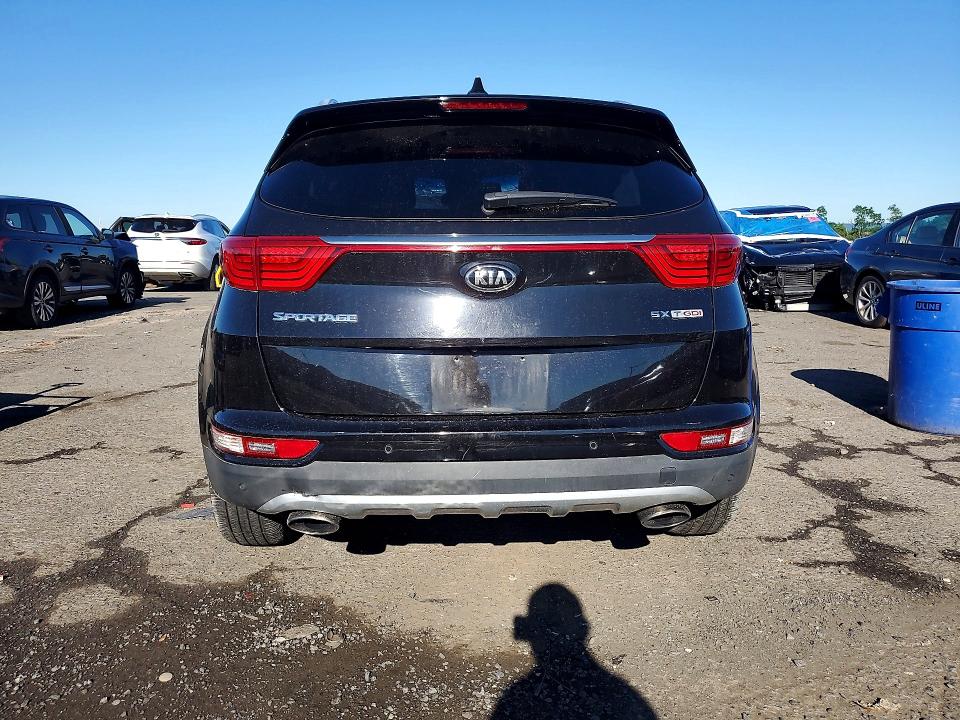 2017 Kia Sportage VIN KNDPRCA60H7094750 COPART salvage auction — ROLLOVER, Pa - Certificate Of Salvage, sold $1,950 on 2026-07-10 (photo 6)